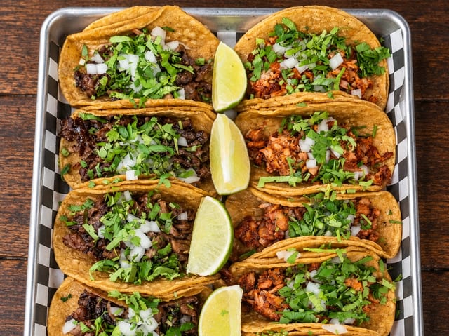 TUESDAY AND THURSDAY STREET TACOS.