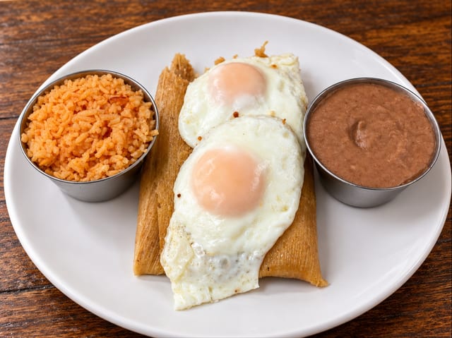 Tamales and Eggs.