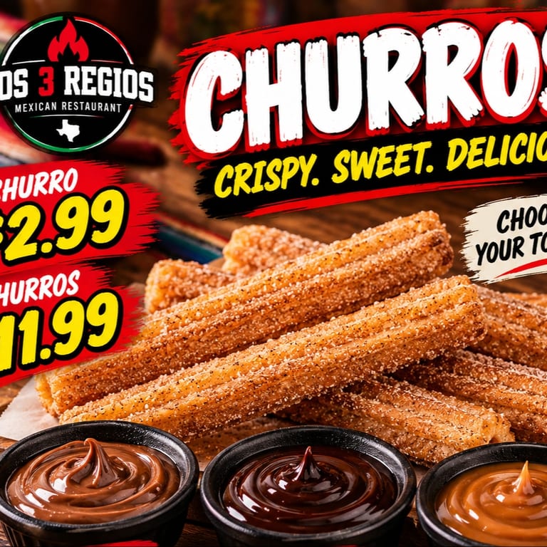 Indulge in our churros