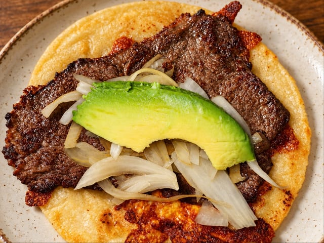 Taco De Gaonera De Ribeye.
