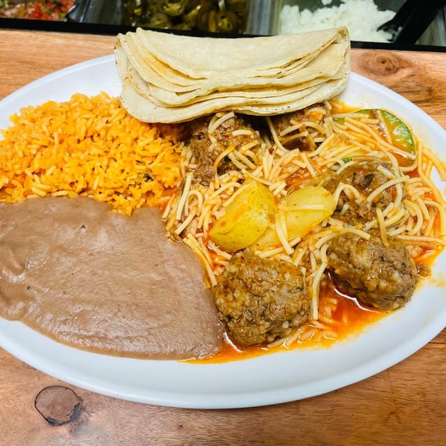 Albondigas de Res.